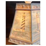 Lighthouse Lamp With Lighthouse Shade When Lit