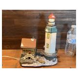 Three Light Lighted Lighthouse