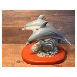 Pair of Dolphins Statue