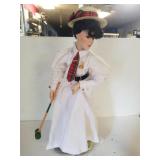 Norman Rockwell Inspired Porcelain Doll