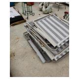 5 Folding Patio Chairs