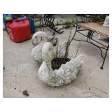 Decorative Swan Planting Pots
