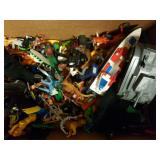 Toy Lot To Include Action Figures, Animals And