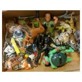 Boys Toy Lot To Include Animals Action Figures