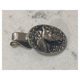 Horse Jockey Vintage Tie Bar