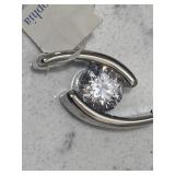 Designer LIA SOPHIA Signed Solitaire Pendant