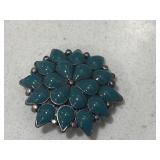 Vintage Turquoise Gemstone Pendant