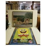 John Deere Tractor Picture And SpongeBob Picture