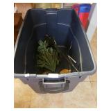 Storage Tote With Contents