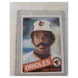 1985 Topps Orioles Eddie Murray Baseball Card