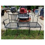 3 Wrought Iron Chairs