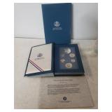 1987 Prestige Proof Set W/Constitution Dollar)