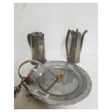 Pewter/silver Like Pitchers & Top