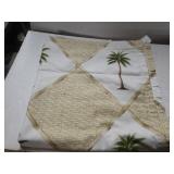 Palm Tree Fabric Shower Curtain