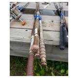 4 Vintage Fishing Poles