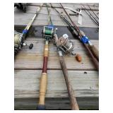 2 Vintage Saltwater Fishing Rods