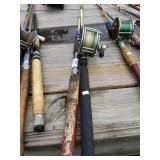 2 Vintage Saltwater Fishing Rods
