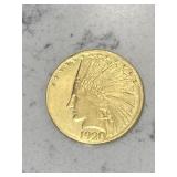 1920 Indian Head $10 Commemorative Token