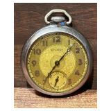 The Ingraham Co. Vintage Pocket Watch Runs but