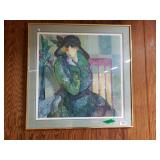 Woman Thinking Print Signed And Numbered By