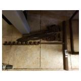 Antique Hand Drill, Wrenches And Snips