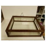 Antique Glass Display Case. No Lid