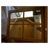 Window Pane Mirror
