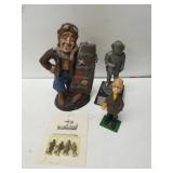 Pewter Statue,  Viking Figures & Others