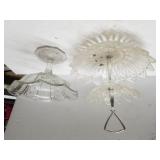 2 Tier Glass Serving Dish,  Pedestal Candy Dish