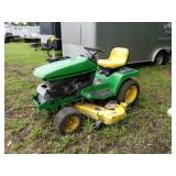 John Deere 345 Riding Lawnmower *Turns over but