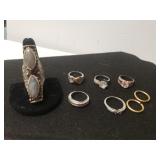 Lot Of Ladies Rings - Various Sizes