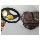 Cabelas Steering Wheel Cover l & Sportsman Bag
