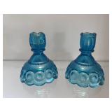 L.E. Smith Moon & Stars Candle Holders