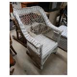 White Wicker Chair