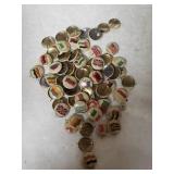 Vintage Tin Litho Pin Buttons - Various Country