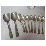 (9) Pieces Silver Flatware - Marked Brazil Silver