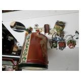 Container With Lighted Christmas Small Houses &