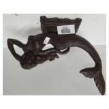 Cast Iron Mermaid Door Stop Or Display