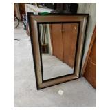 Large Black And Gold Mirror