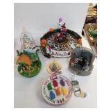 Assorted Ornaments & Halloween Display