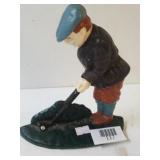 Cast Iron Golfer Doorstop