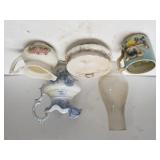 Globe, China Pitchers & Other Item