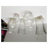 Assorted Clear Flower Vases