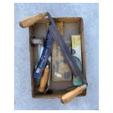 Vintage Sears Draw & Various Wood Bits