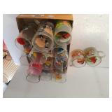 Assorted Character Glassware