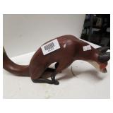 Wooden  Decorative Fox Display