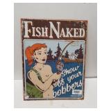Fish Naked Sign