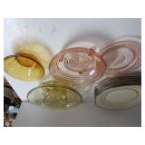 Ridgeway In England Plates, Crackle Rose Bowl &