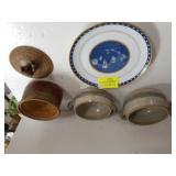 Nixon Inaugural Plate, Hoban Stone Container &