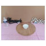 NEW Chip & Dip Tray and Wooden "Homemade" &
